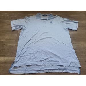 RALPH LAUREN‎ men sz XL Polo Golf Shirt ss multi Blue Mauna Lani H1